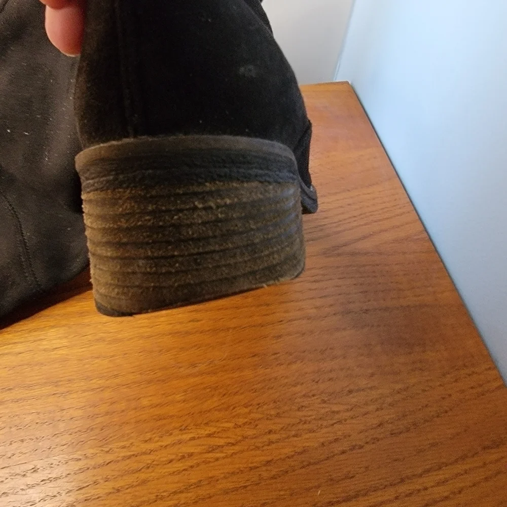 Eric Michael, OTK, Black Suede, Waterproof Boot, Size Euro 40, (8 1/2-9)
